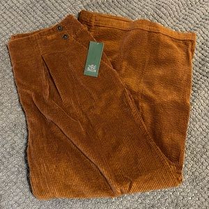 Corduroy Wide-Leg Pants